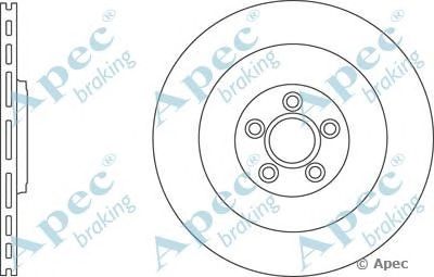 APEC BRAKING dsk2818 -  Тормозной диск